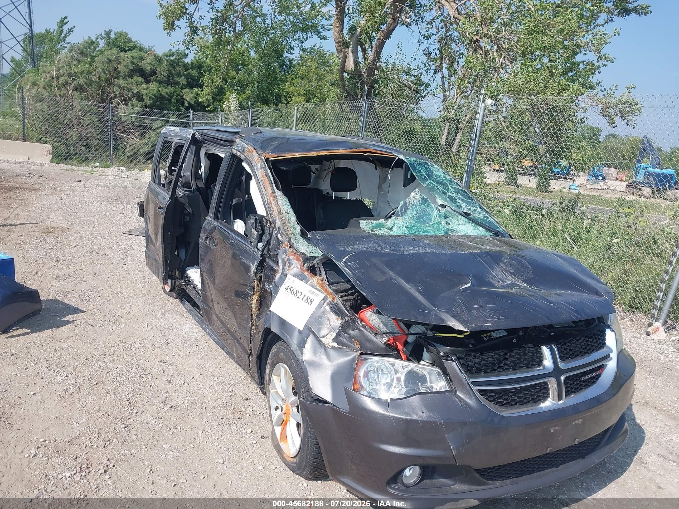 2019 Dodge Grand Caravan Sxt 35th Anniversary Edition Серый vin: 2C4RDGCG2KR766186