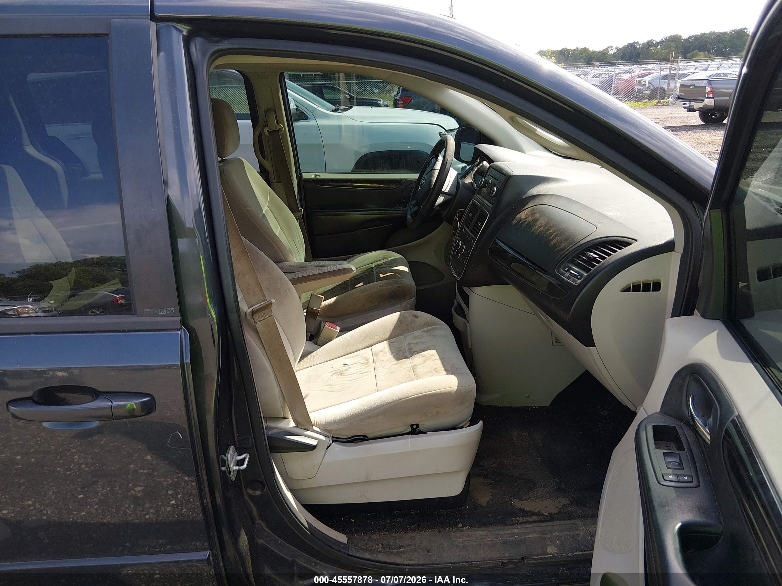 2012 Dodge Grand Caravan Sxt Gray vin: 2C4RDGCG3CR153835