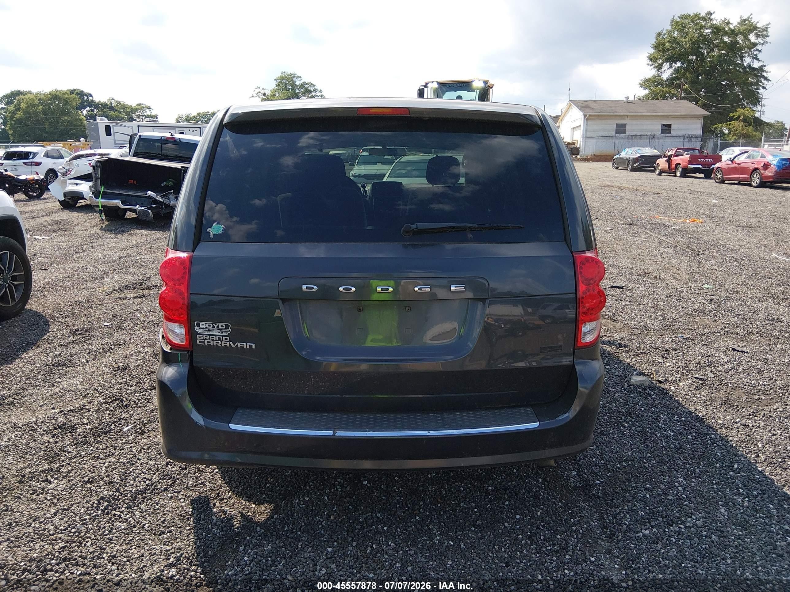 2012 Dodge Grand Caravan Sxt Gray vin: 2C4RDGCG3CR153835