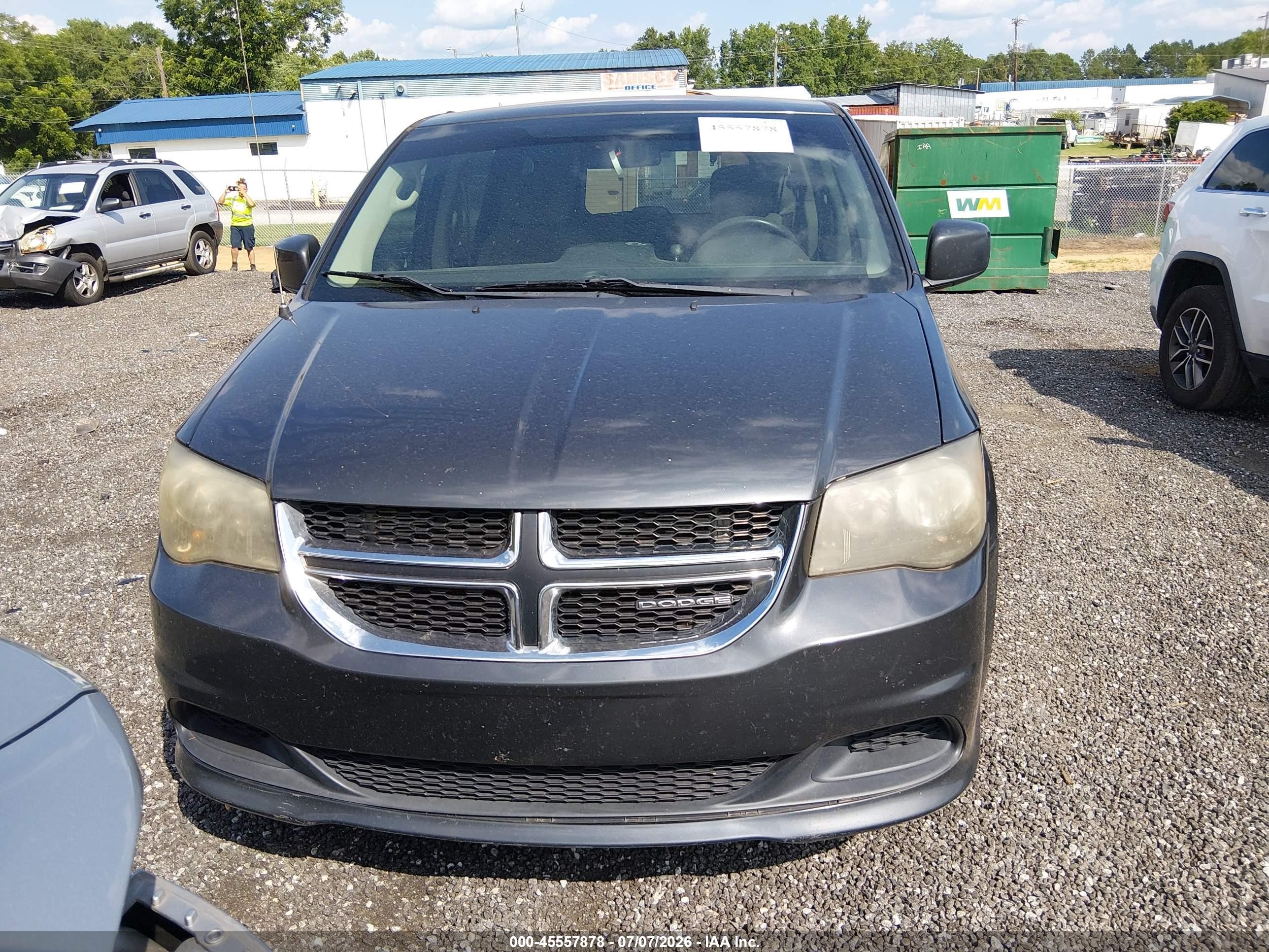 2012 Dodge Grand Caravan Sxt Gray vin: 2C4RDGCG3CR153835