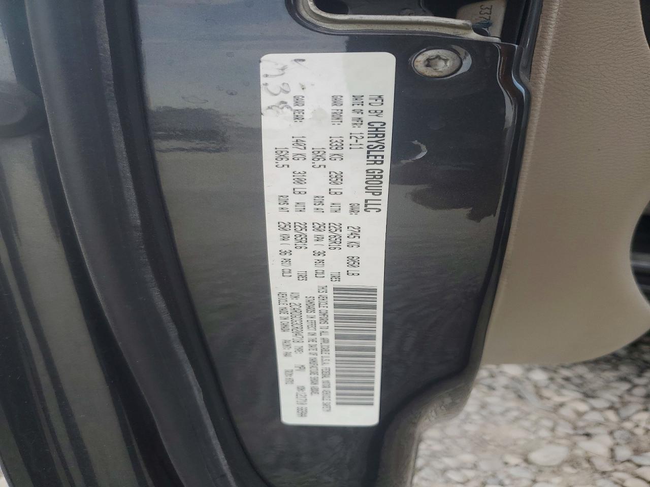 2012 Dodge Grand Caravan Sxt Угольный vin: 2C4RDGCG3CR204718