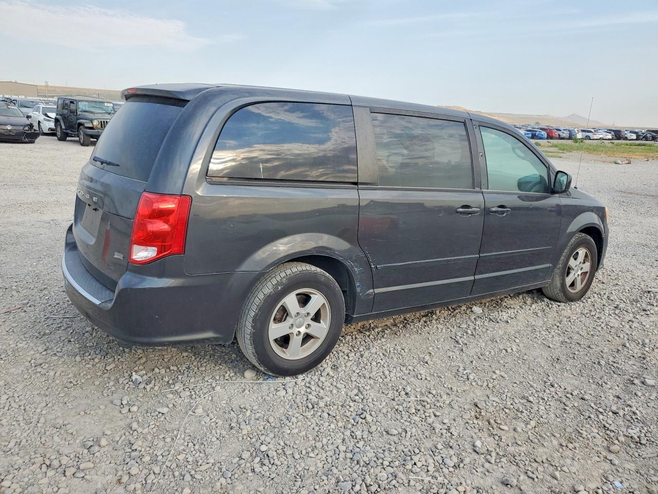 2012 Dodge Grand Caravan Sxt Угольный vin: 2C4RDGCG3CR204718