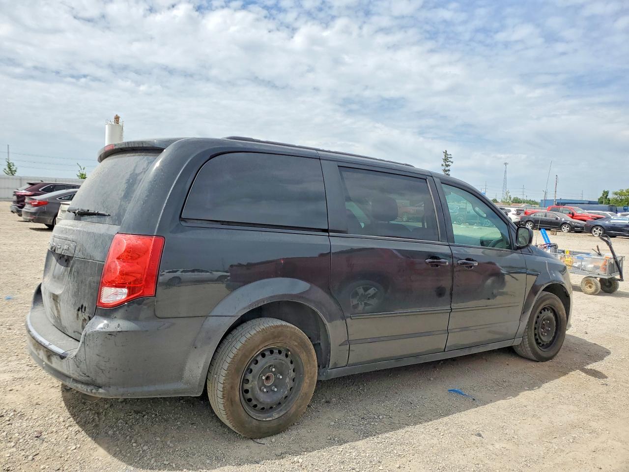 2012 Dodge Grand Caravan Sxt Black vin: 2C4RDGCG3CR205867