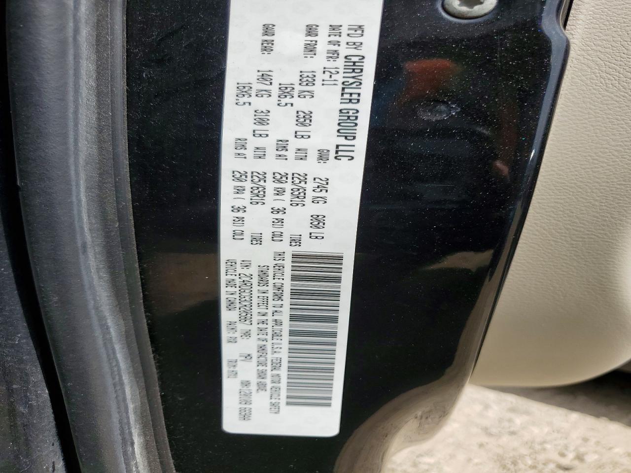 2012 Dodge Grand Caravan Sxt Black vin: 2C4RDGCG3CR205867