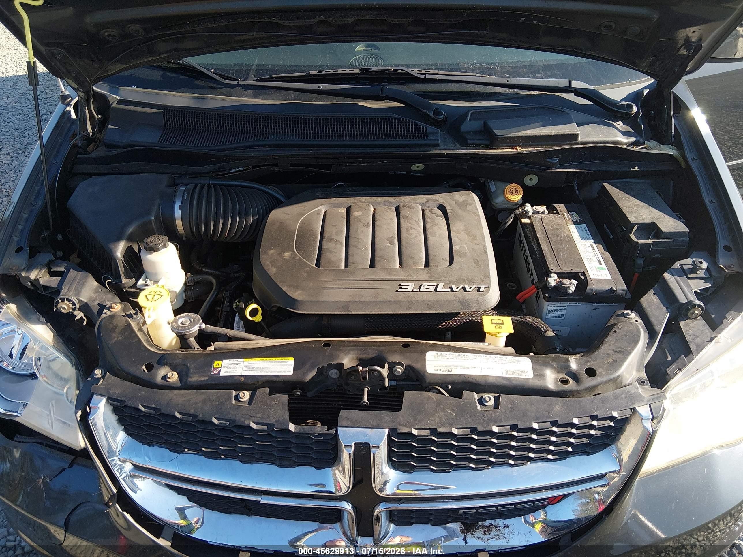 2012 Dodge Grand Caravan Sxt Gray vin: 2C4RDGCG3CR241381