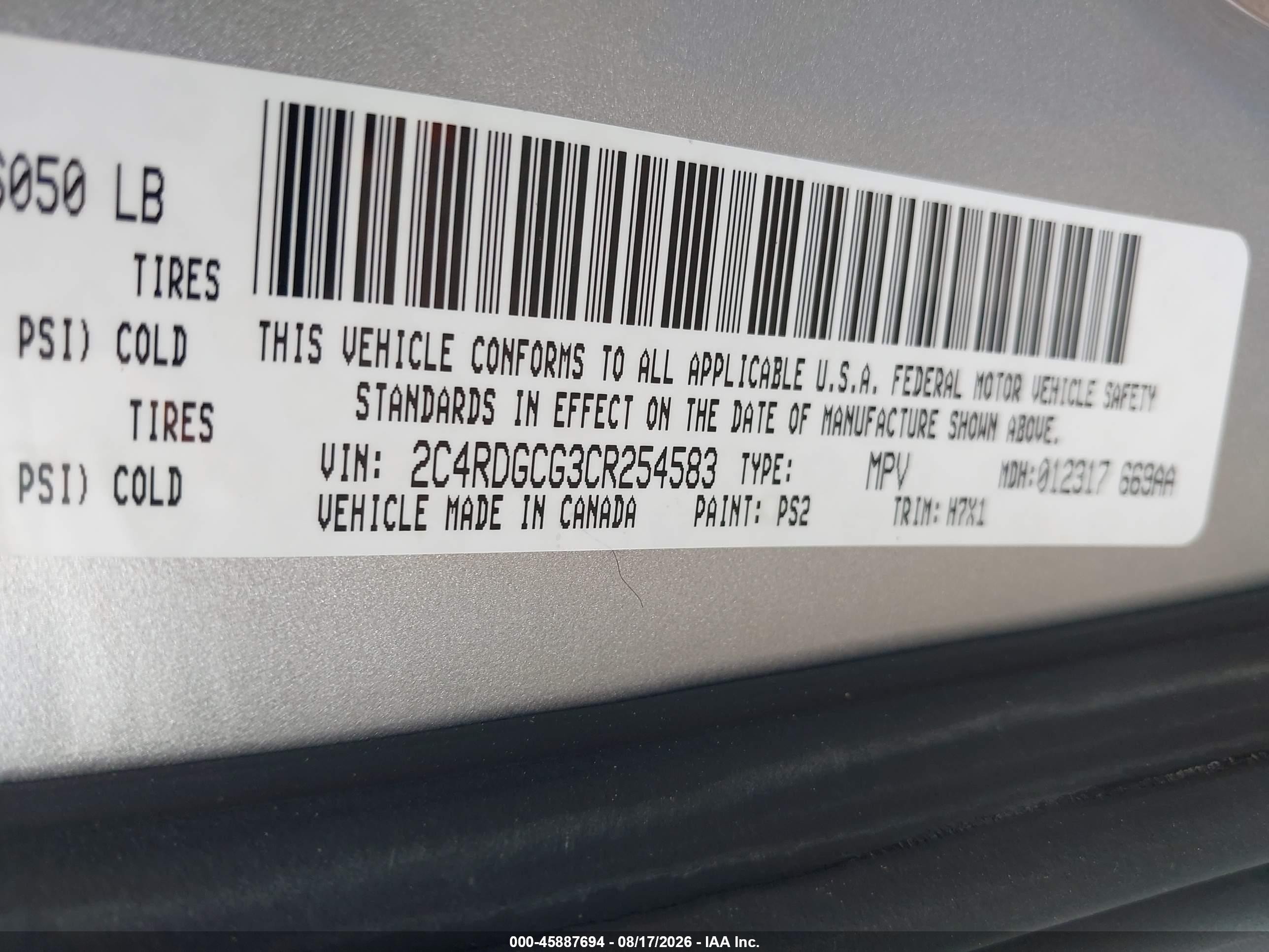 2012 Dodge Grand Caravan Sxt Silver vin: 2C4RDGCG3CR254583