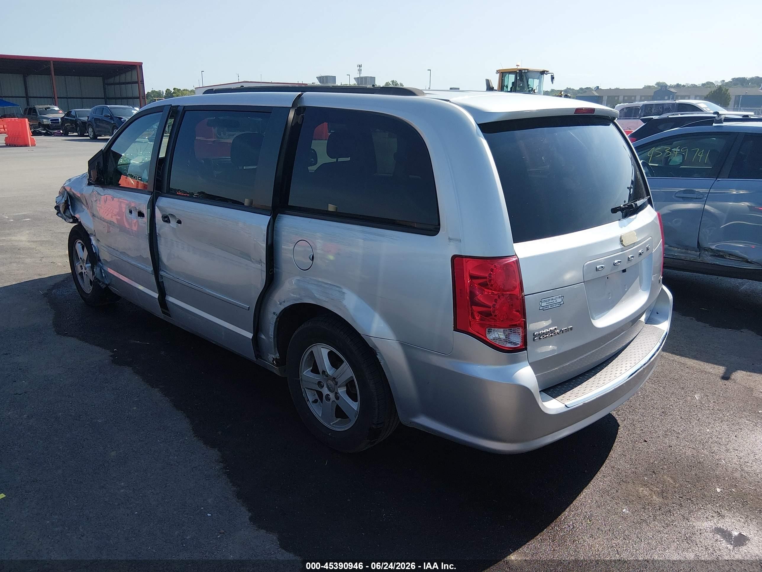 2012 Dodge Grand Caravan Sxt Silver vin: 2C4RDGCG3CR263140