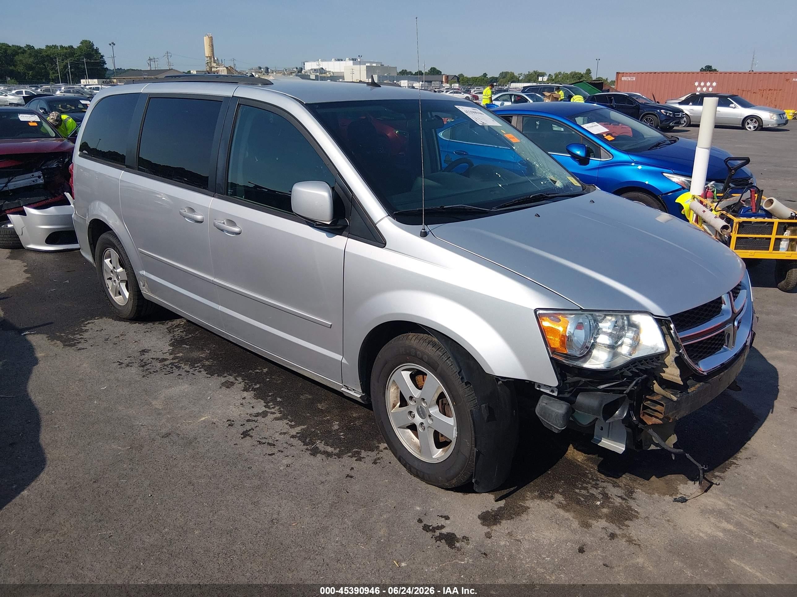 2012 Dodge Grand Caravan Sxt Silver vin: 2C4RDGCG3CR263140