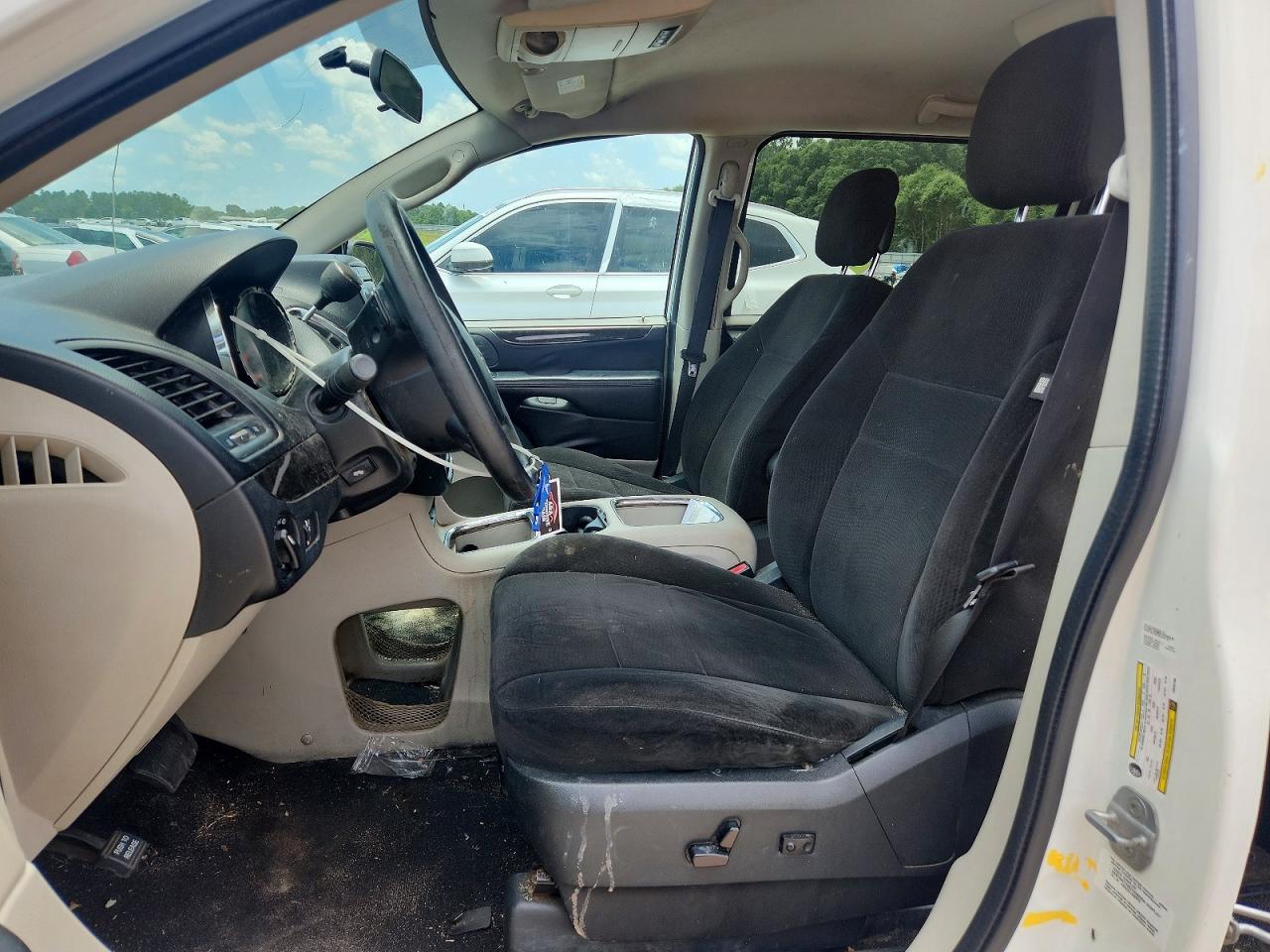 2012 Dodge Grand Caravan Sxt White vin: 2C4RDGCG3CR294789