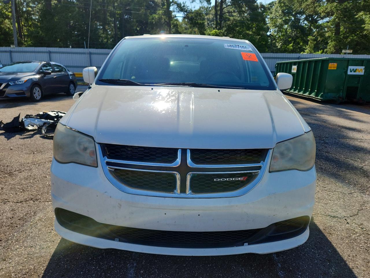 2012 Dodge Grand Caravan Sxt White vin: 2C4RDGCG3CR294789