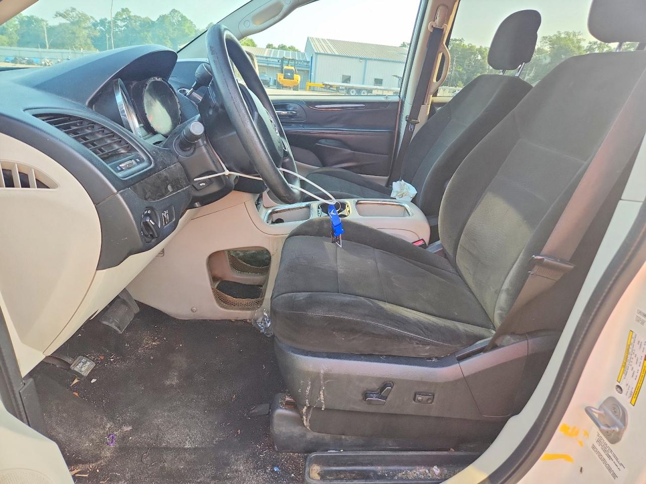 2012 Dodge Grand Caravan Sxt White vin: 2C4RDGCG3CR294789