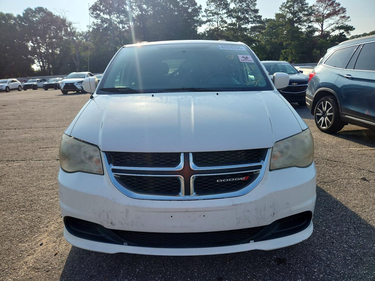 2012 Dodge Grand Caravan Sxt White vin: 2C4RDGCG3CR294789