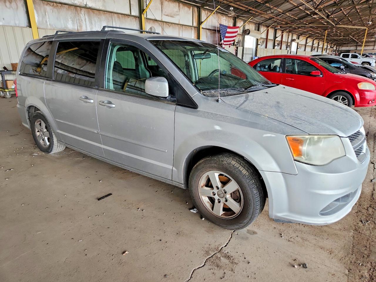 2012 Dodge Grand Caravan Sxt Silver vin: 2C4RDGCG3CR295909