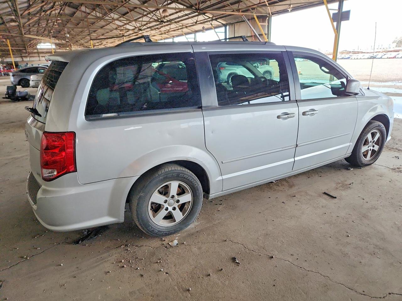2012 Dodge Grand Caravan Sxt Silver vin: 2C4RDGCG3CR295909