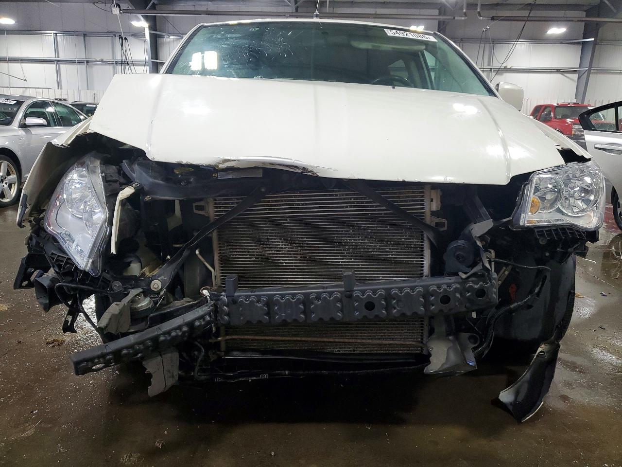2012 Dodge Grand Caravan Sxt White vin: 2C4RDGCG3CR343327