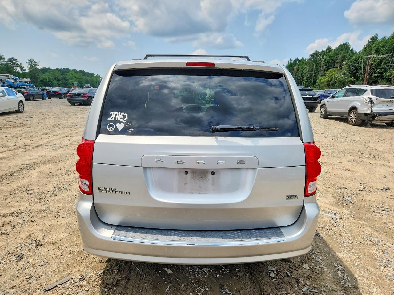 2012 Dodge Grand Caravan Sxt Silver vin: 2C4RDGCG3CR365344