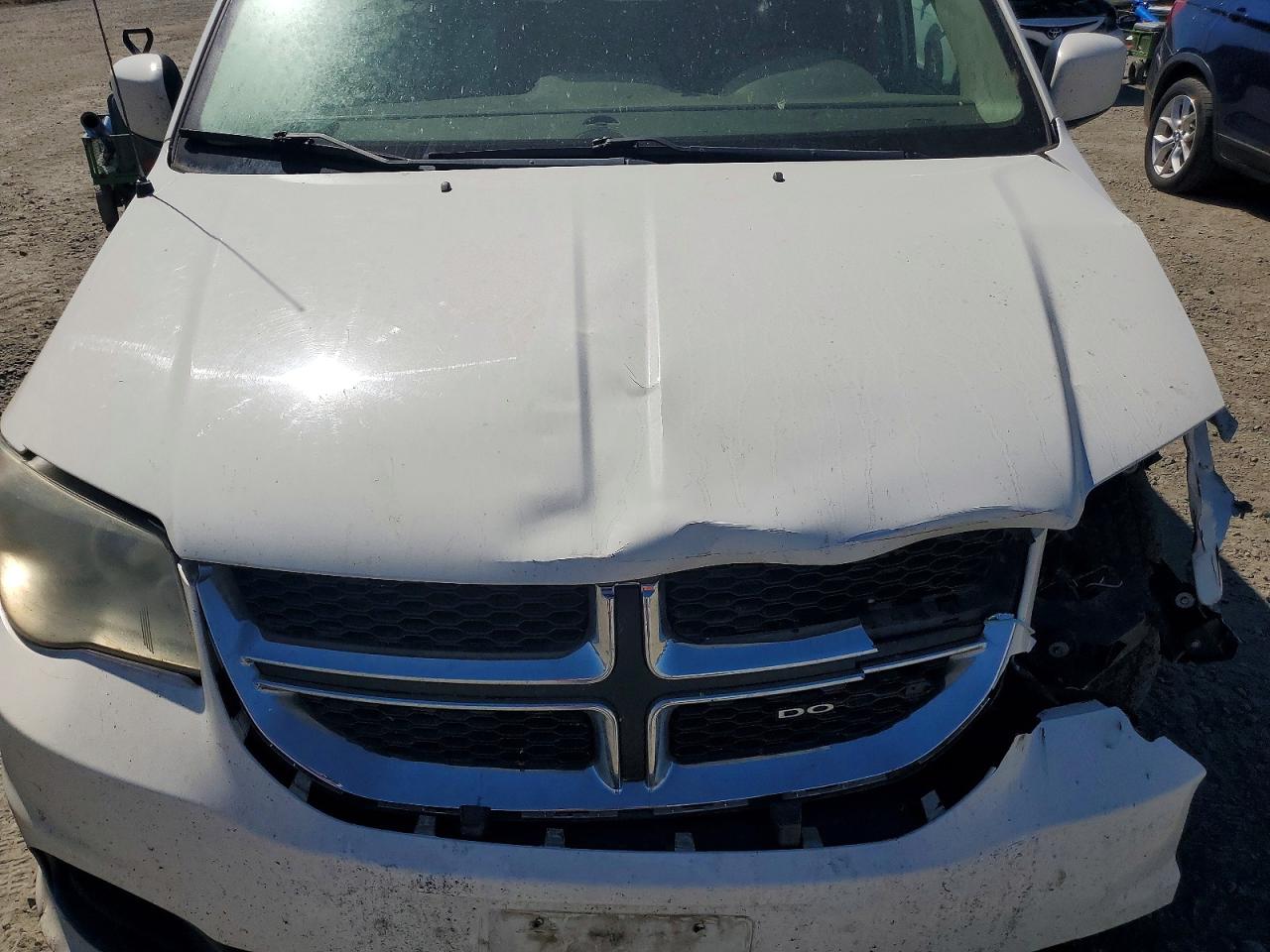 2012 Dodge Grand Caravan Sxt White vin: 2C4RDGCG3CR365490
