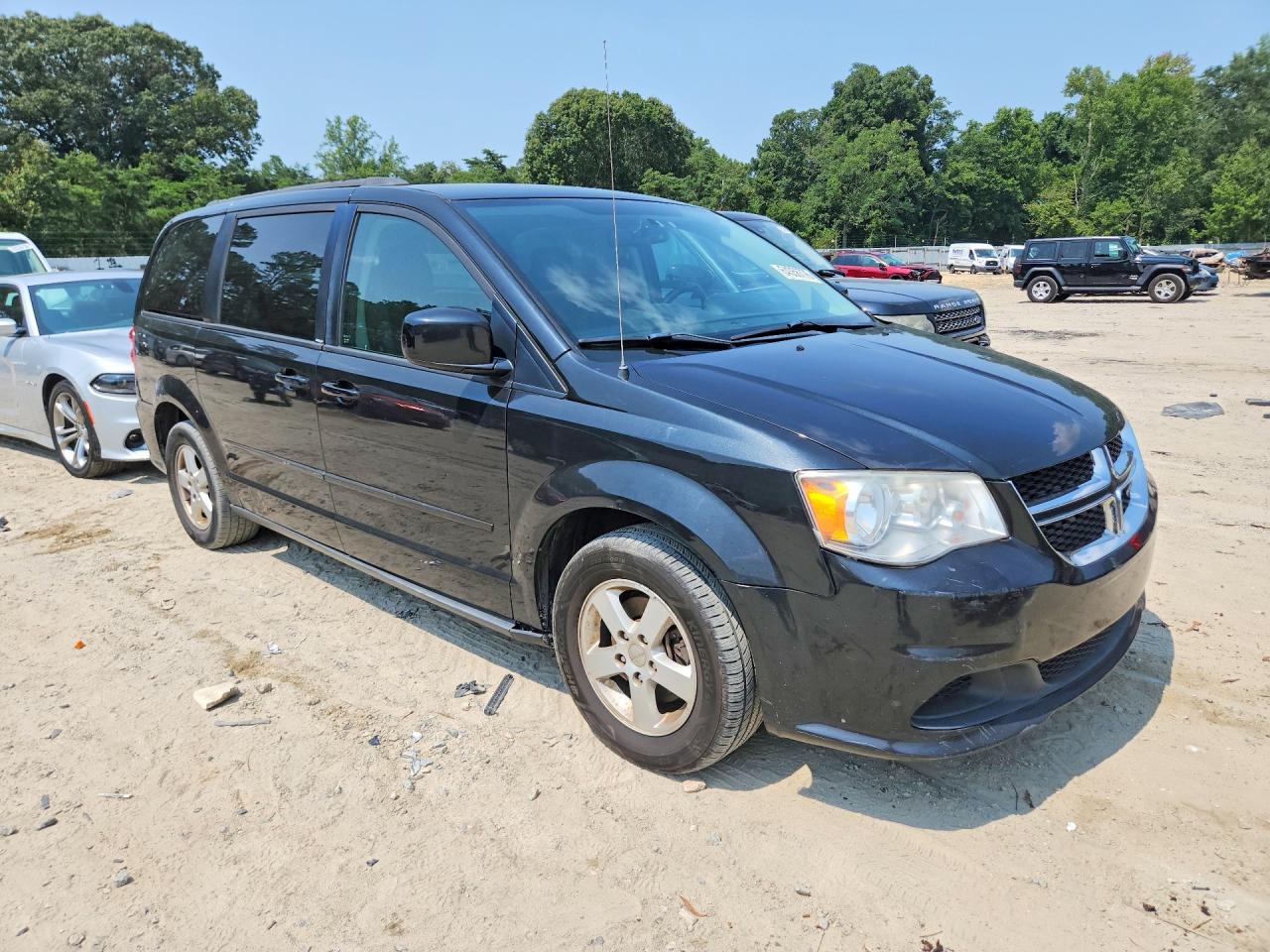 2012 Dodge Grand Caravan Sxt Black vin: 2C4RDGCG3CR380863