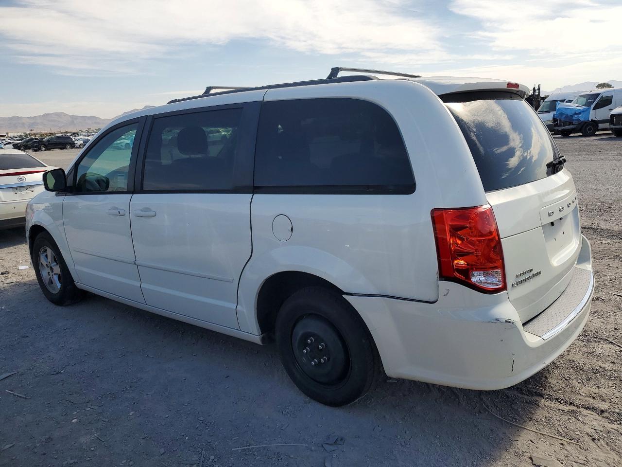 2012 Dodge Grand Caravan Sxt White vin: 2C4RDGCG3CR406524