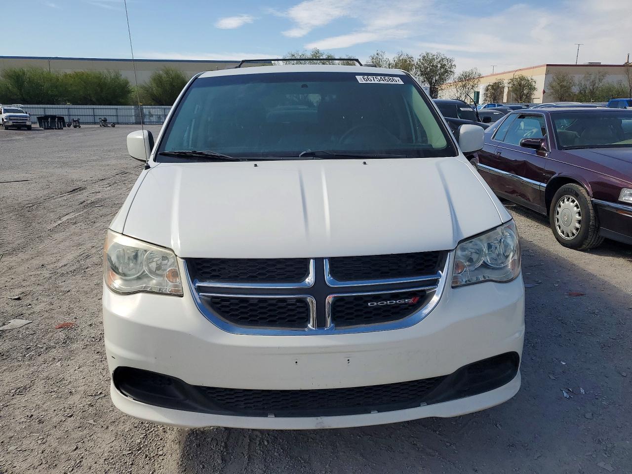 2012 Dodge Grand Caravan Sxt White vin: 2C4RDGCG3CR406524