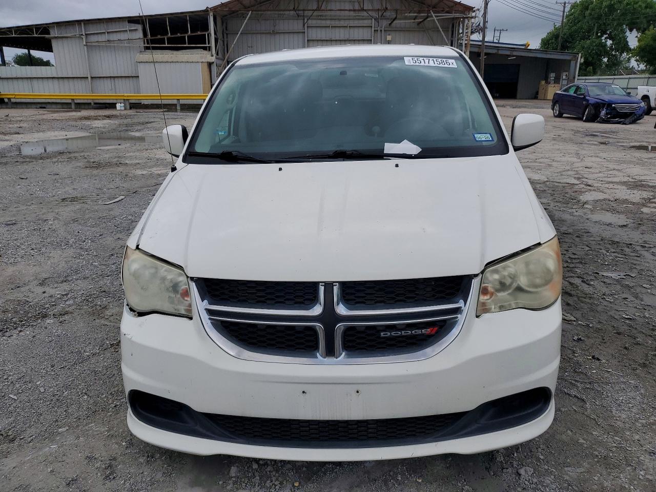 2013 Dodge Grand Caravan Sxt White vin: 2C4RDGCG3DR502493