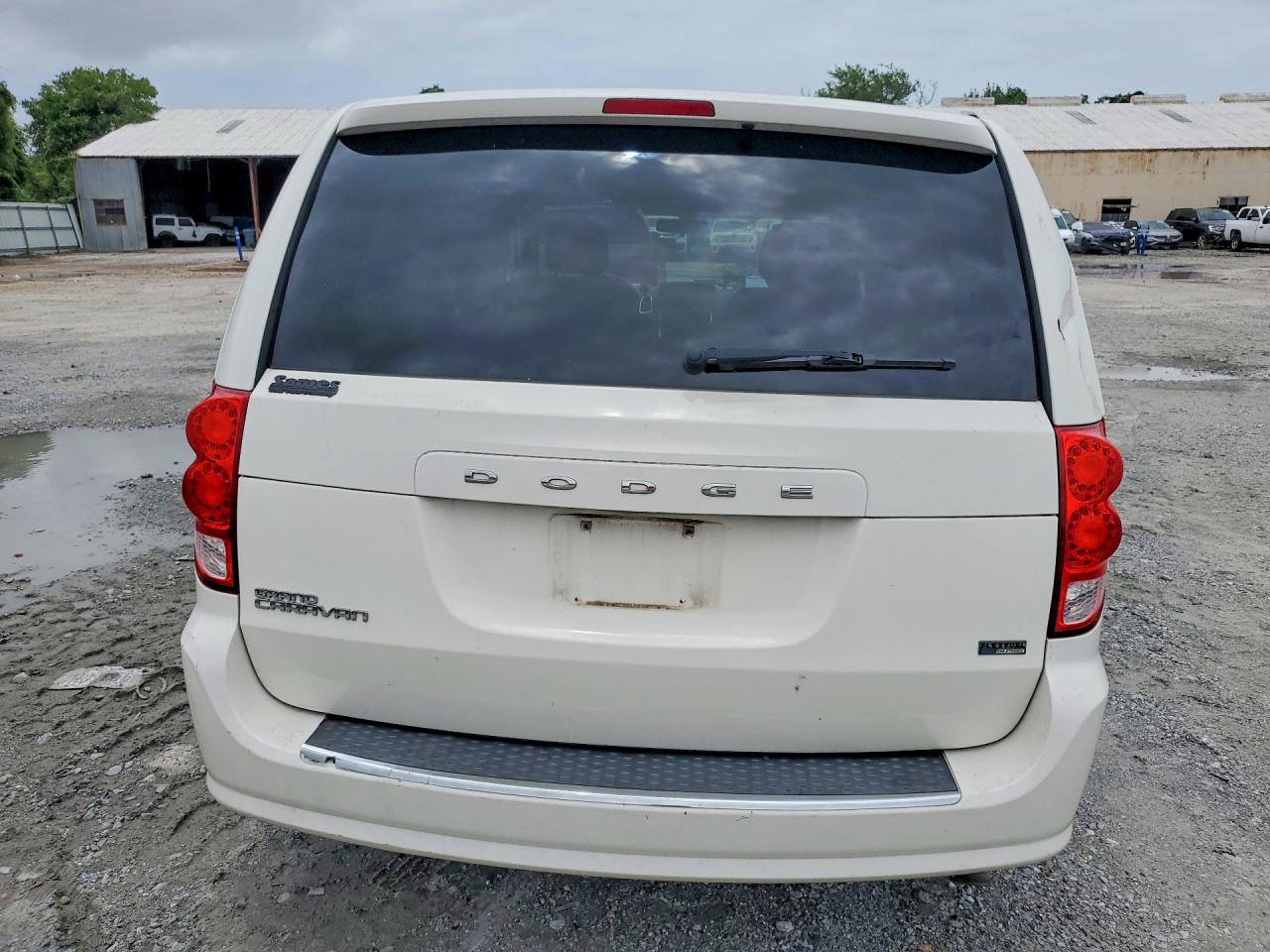 2013 Dodge Grand Caravan Sxt White vin: 2C4RDGCG3DR502493