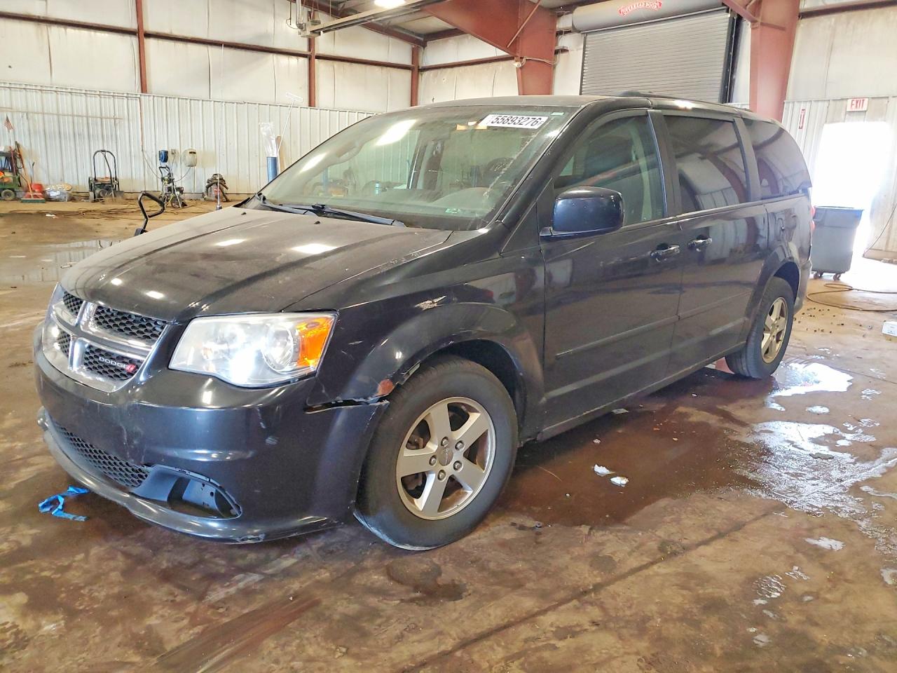 2013 Dodge Grand Caravan Sxt Black vin: 2C4RDGCG3DR550897