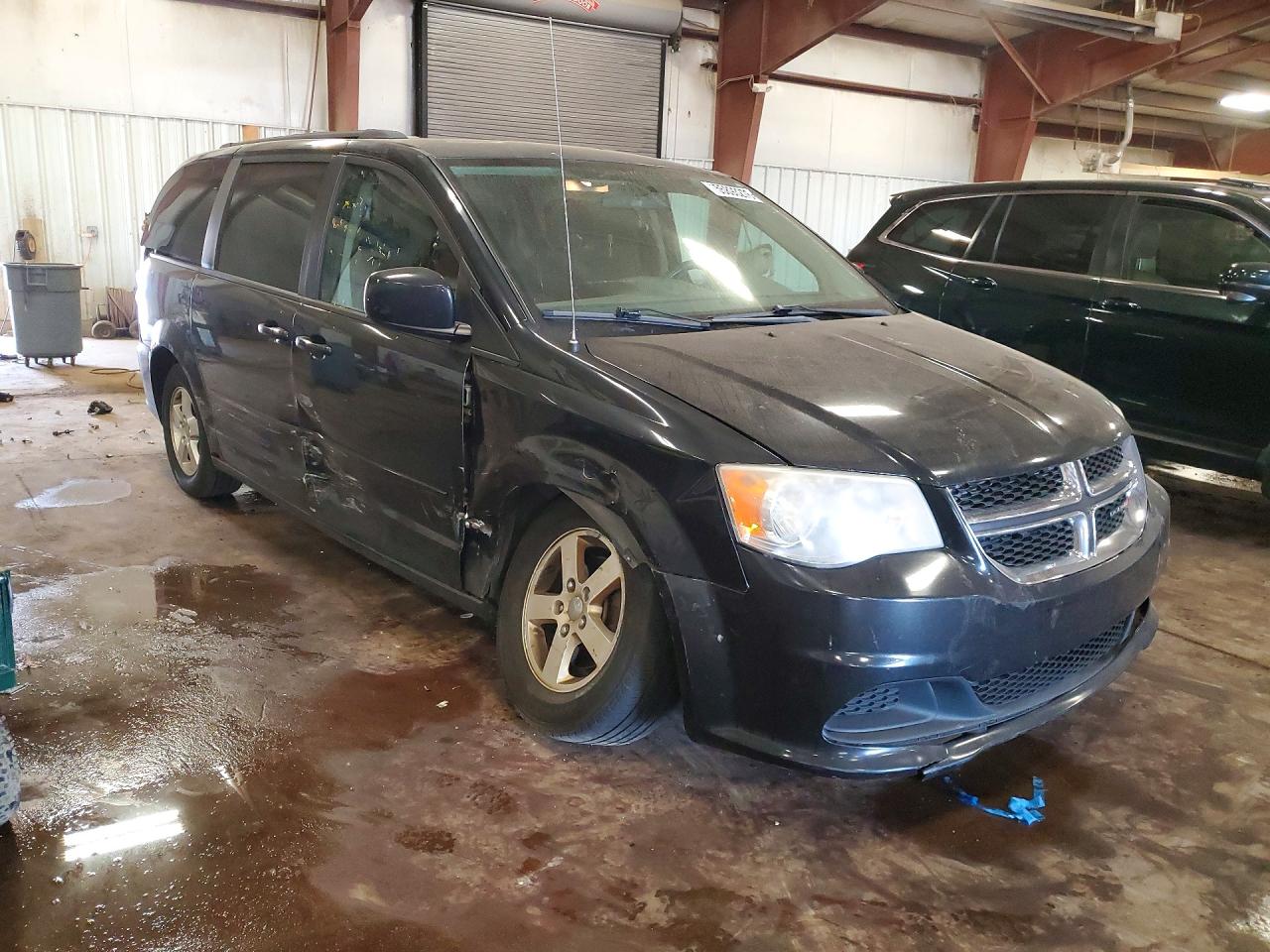 2013 Dodge Grand Caravan Sxt Black vin: 2C4RDGCG3DR550897