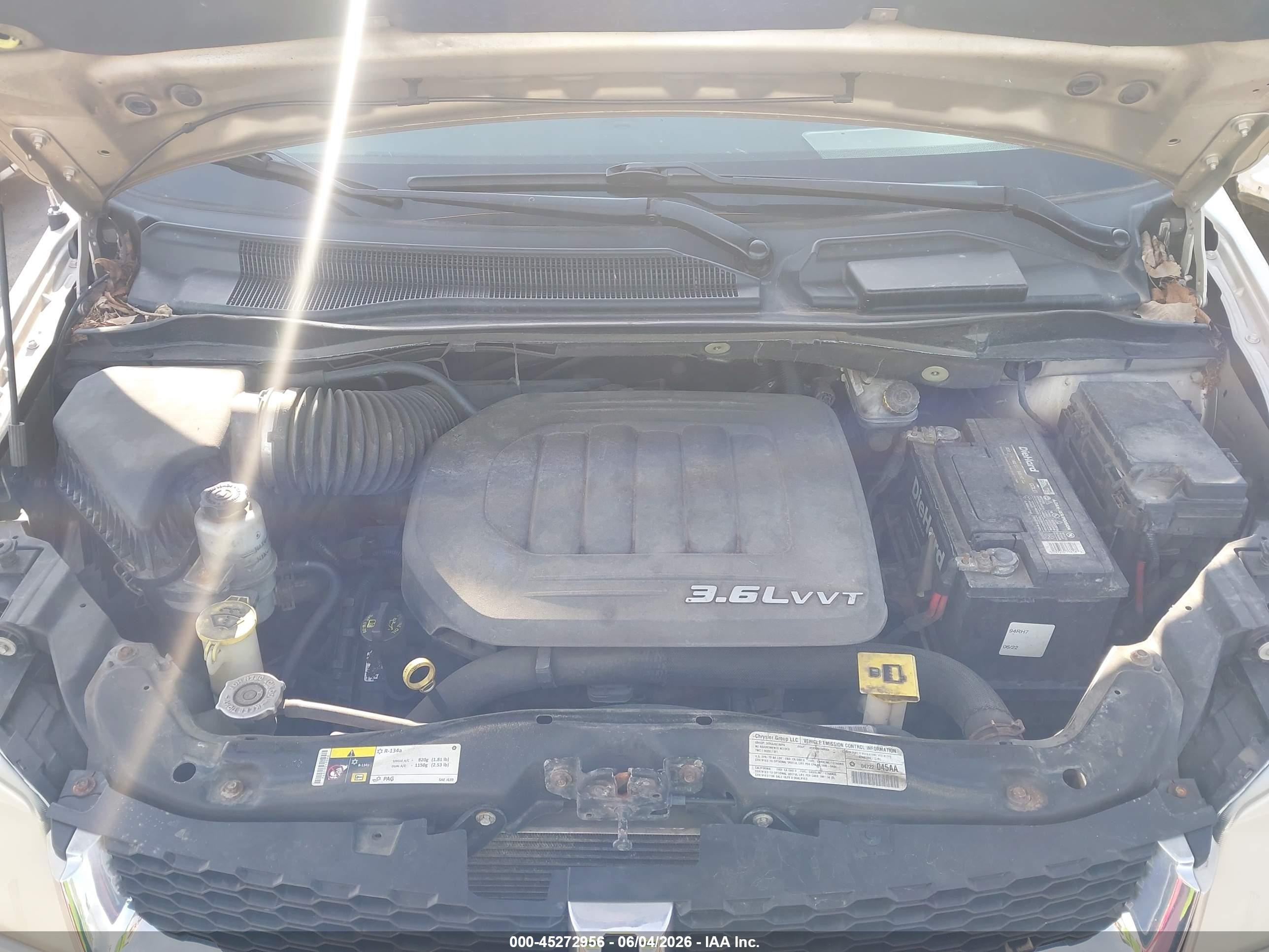 2013 Dodge Grand Caravan Sxt Gray vin: 2C4RDGCG3DR552858