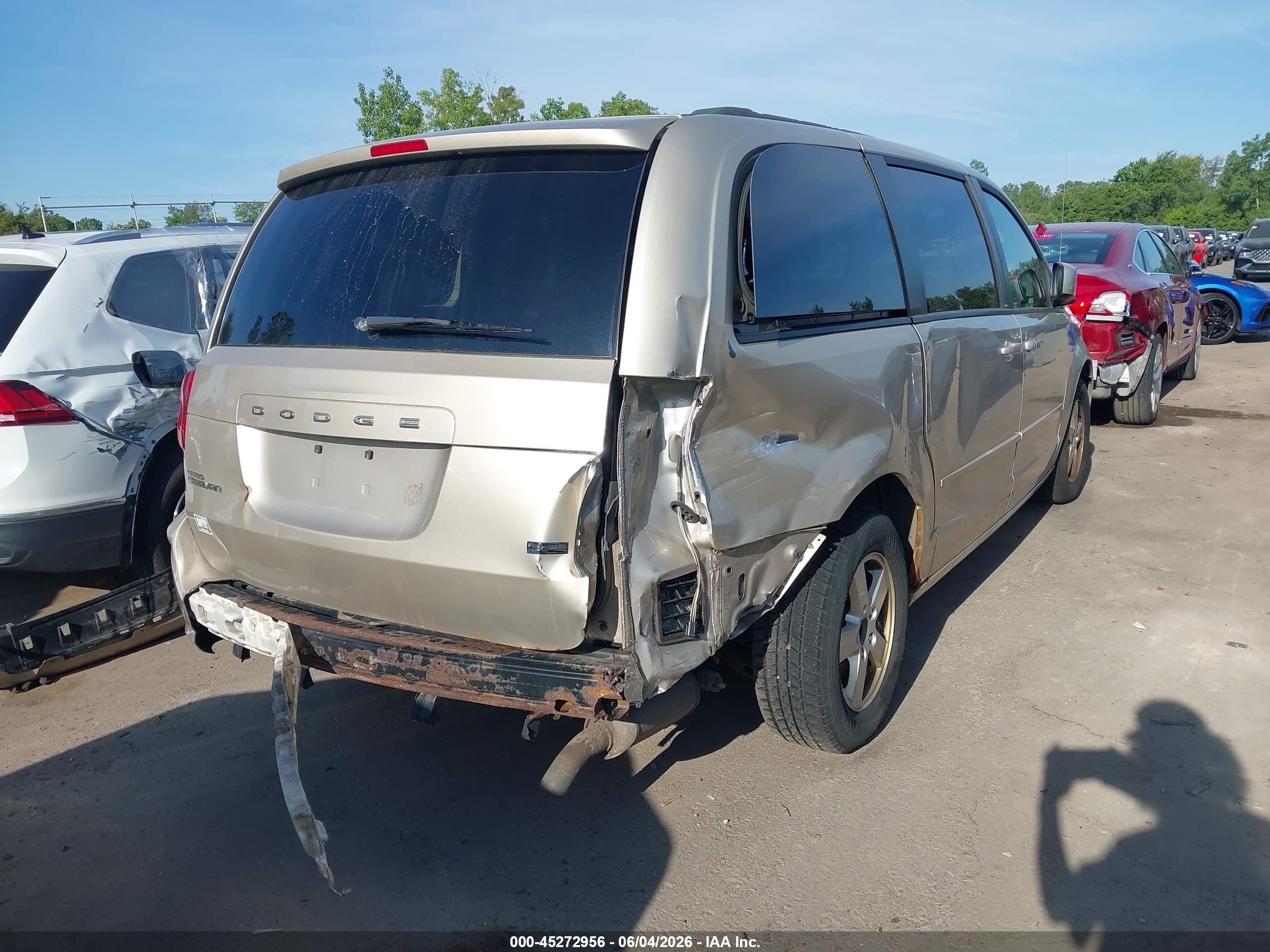 2013 Dodge Grand Caravan Sxt Gray vin: 2C4RDGCG3DR552858