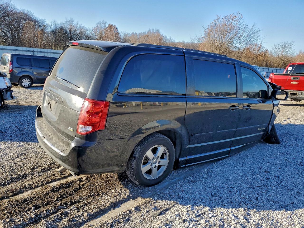 2013 Dodge Grand Caravan Sxt Black vin: 2C4RDGCG3DR553072