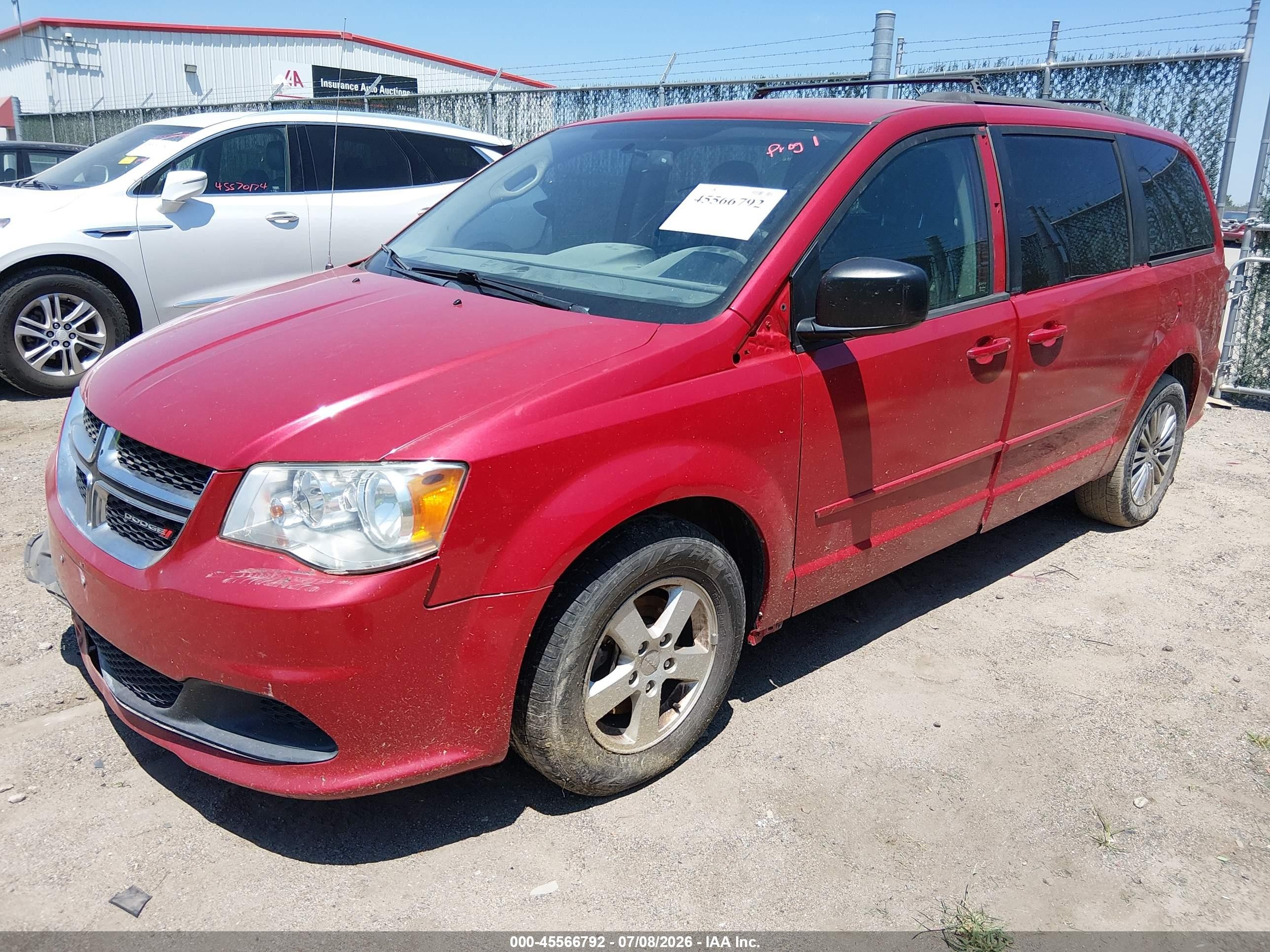 2013 Dodge Grand Caravan Sxt Red vin: 2C4RDGCG3DR626330