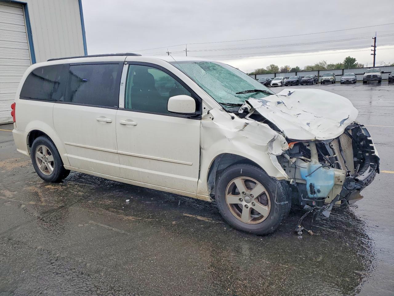 2013 Dodge Grand Caravan Sxt White vin: 2C4RDGCG3DR655729