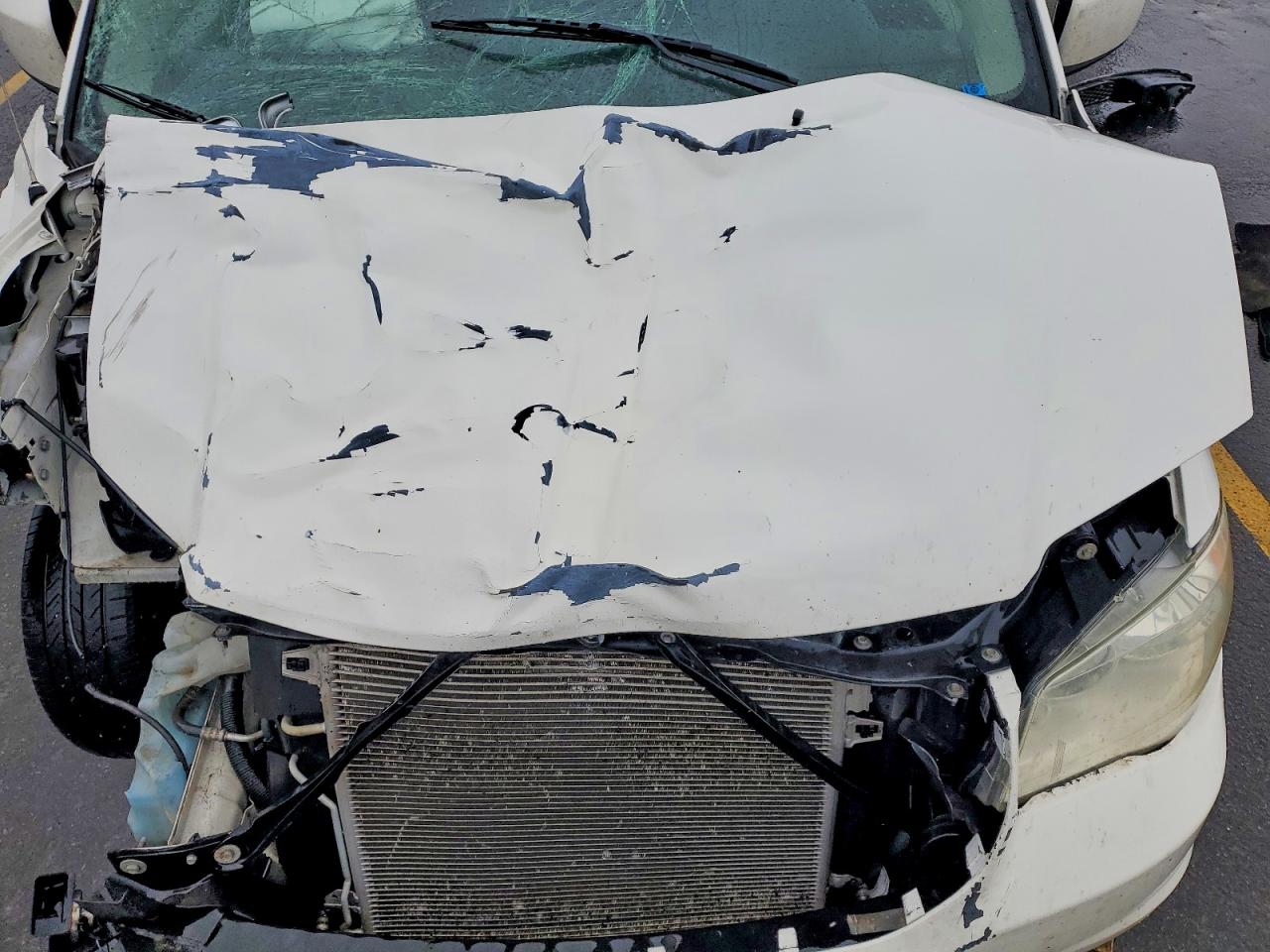 2013 Dodge Grand Caravan Sxt White vin: 2C4RDGCG3DR655729