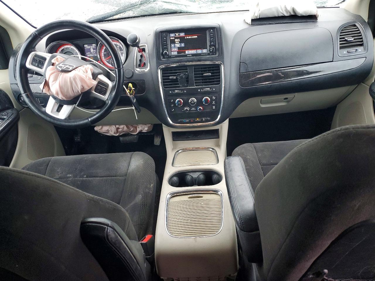 2013 Dodge Grand Caravan Sxt White vin: 2C4RDGCG3DR655729