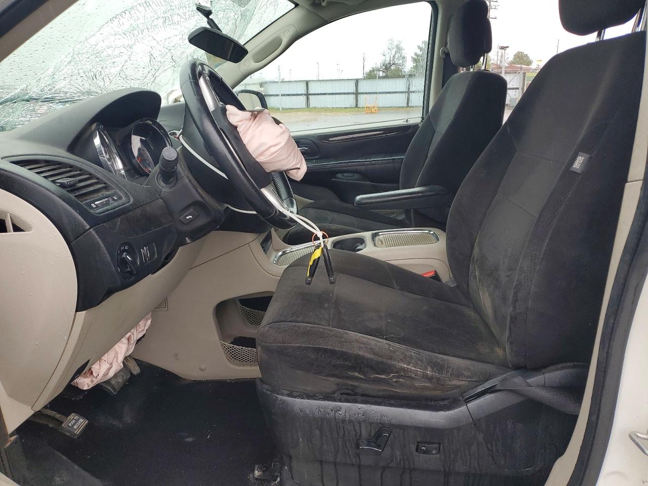 2013 Dodge Grand Caravan Sxt White vin: 2C4RDGCG3DR655729