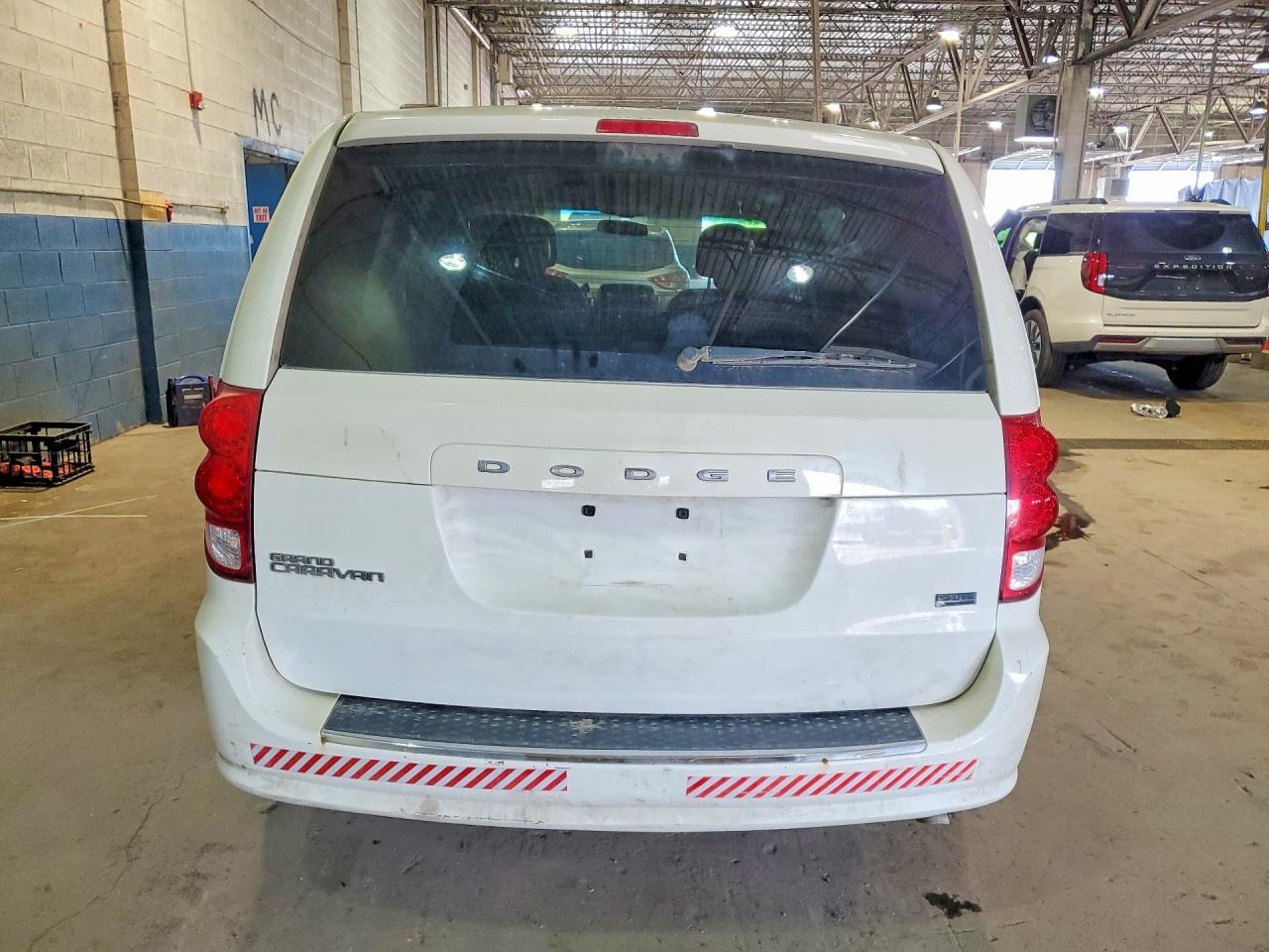 2013 Dodge Grand Caravan Sxt White vin: 2C4RDGCG3DR748654