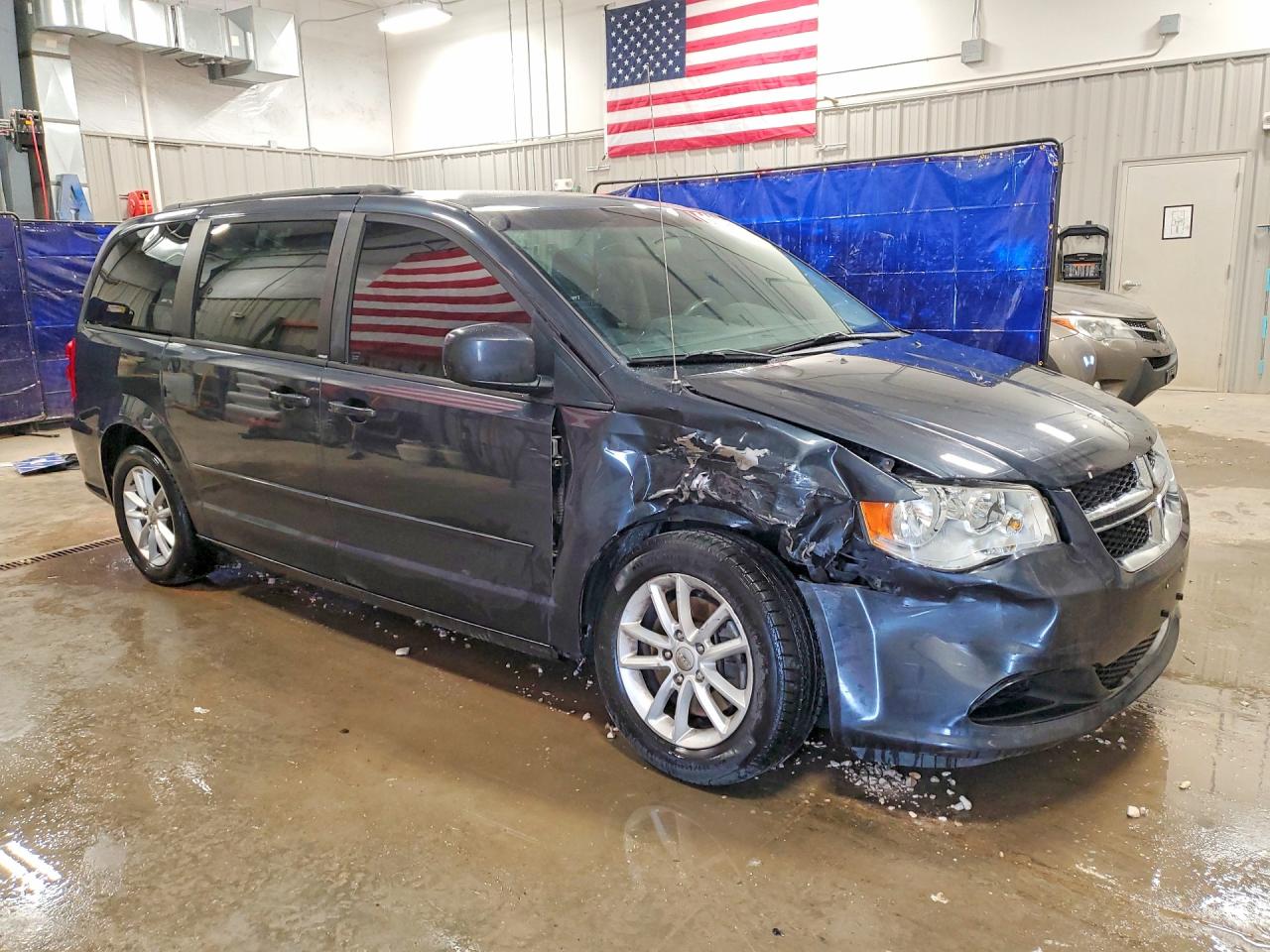 2014 Dodge Grand Caravan Sxt Charcoal vin: 2C4RDGCG3ER128579