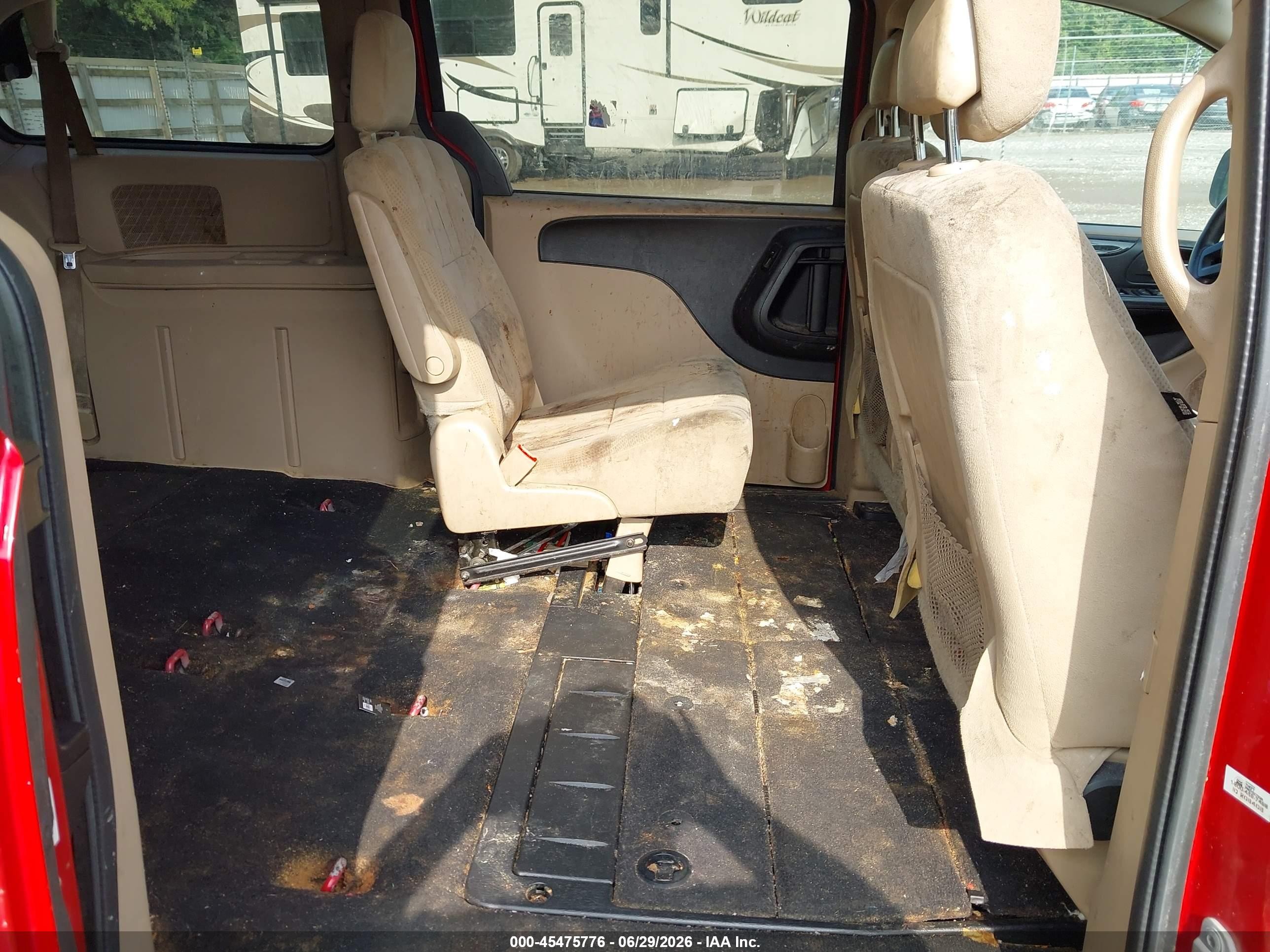 2014 Dodge Grand Caravan Sxt Red vin: 2C4RDGCG3ER155636