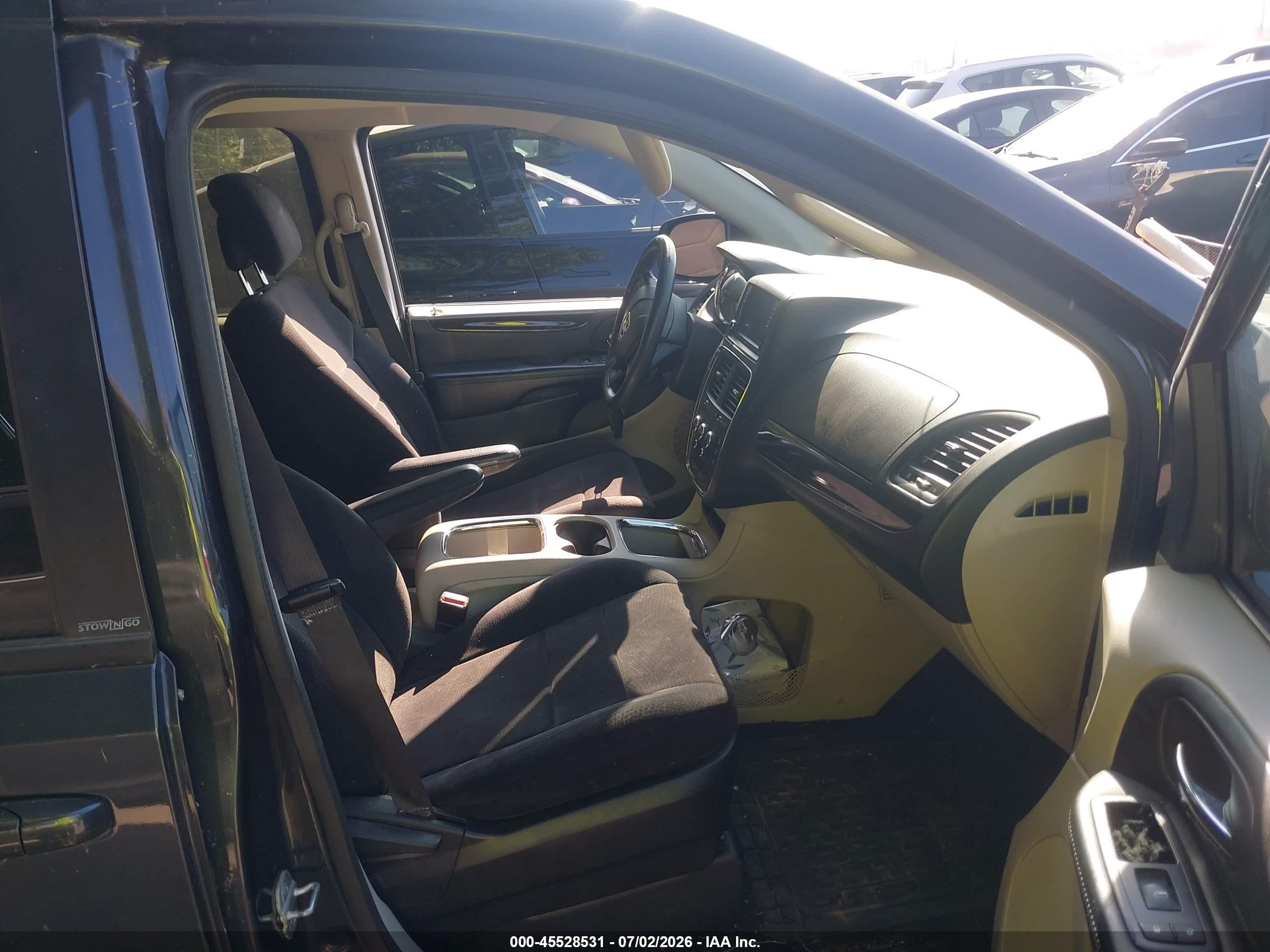2014 Dodge Grand Caravan Sxt Blue vin: 2C4RDGCG3ER173103