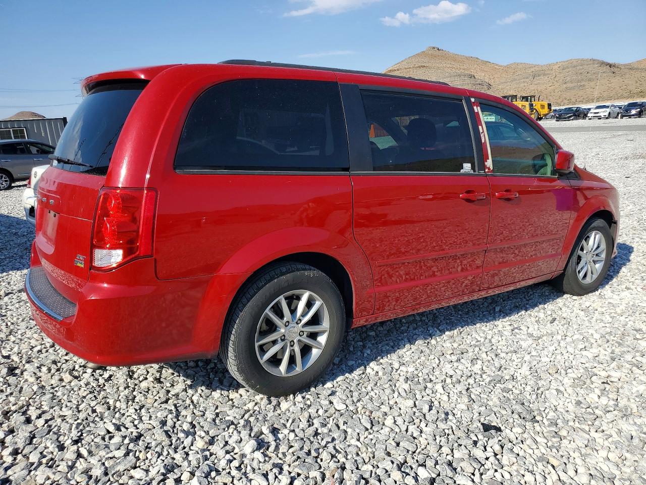 2014 Dodge Grand Caravan Red vin: 2C4RDGCG3ER183727