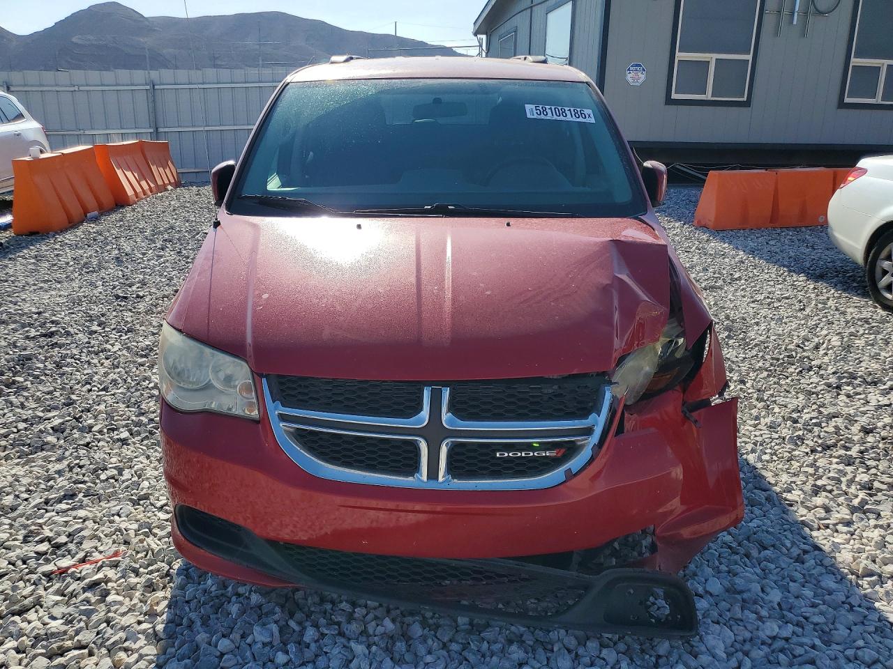 2014 Dodge Grand Caravan Red vin: 2C4RDGCG3ER183727