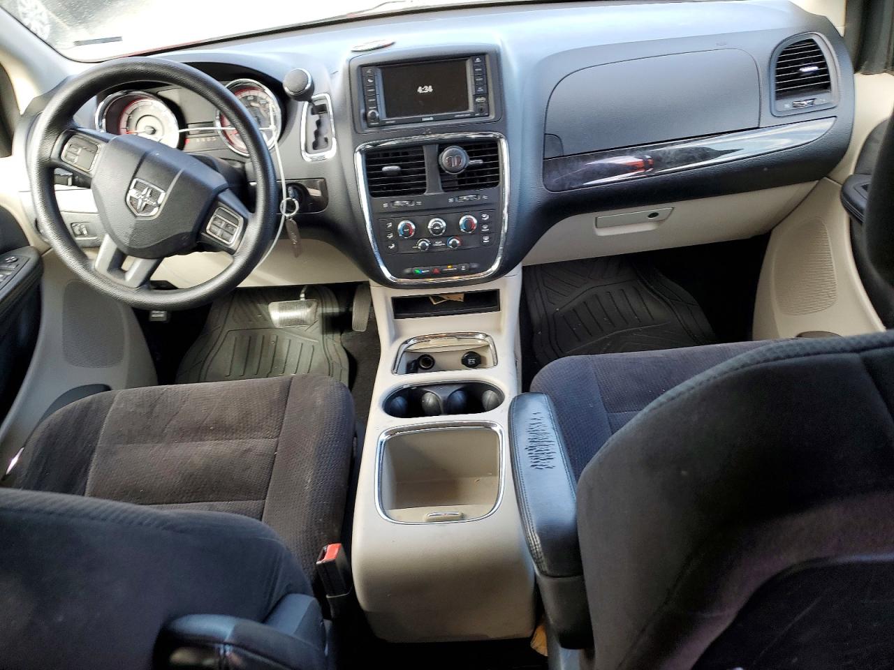 2014 Dodge Grand Caravan Sxt Red vin: 2C4RDGCG3ER212532