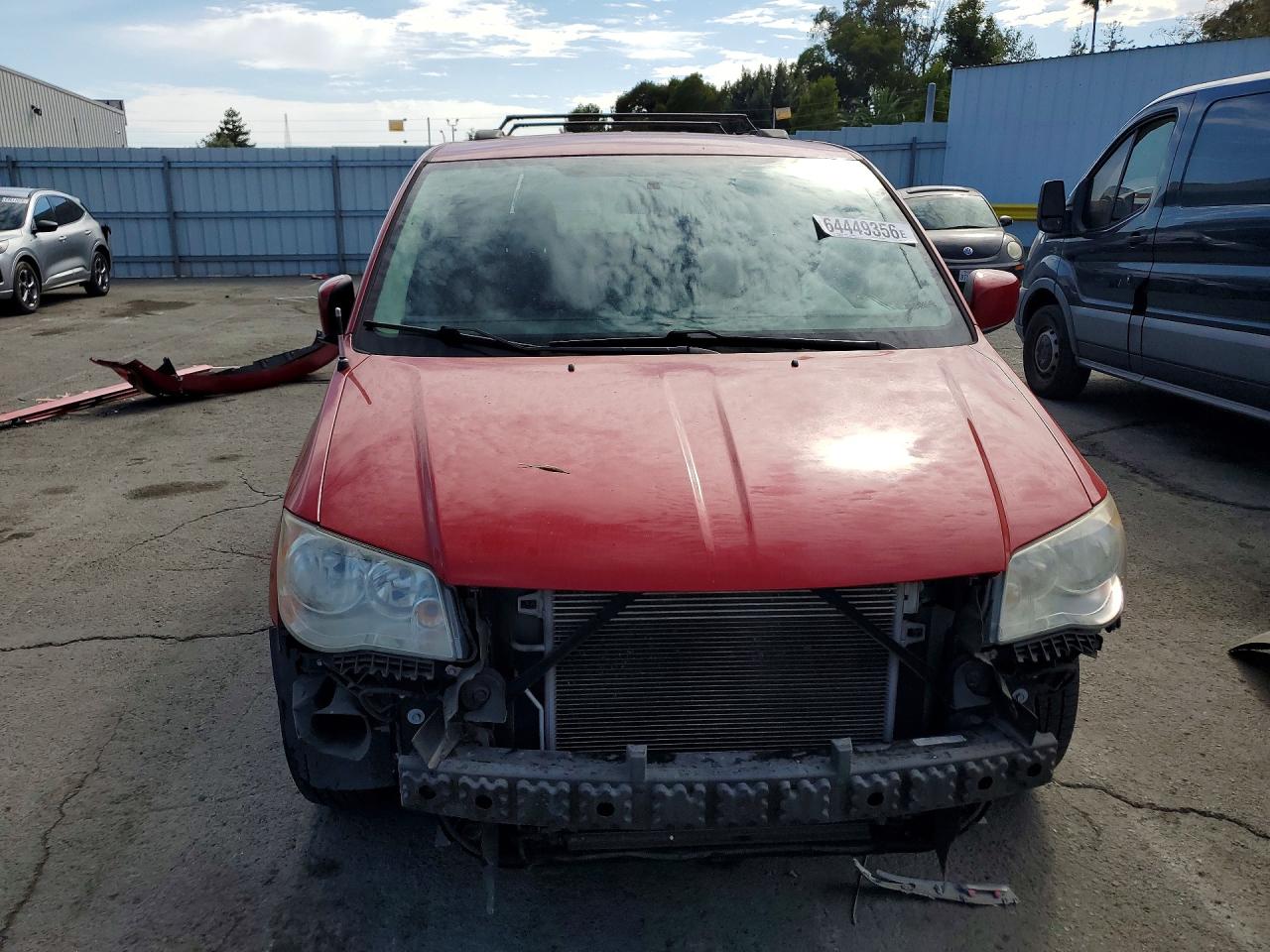 2014 Dodge Grand Caravan Sxt Red vin: 2C4RDGCG3ER212532