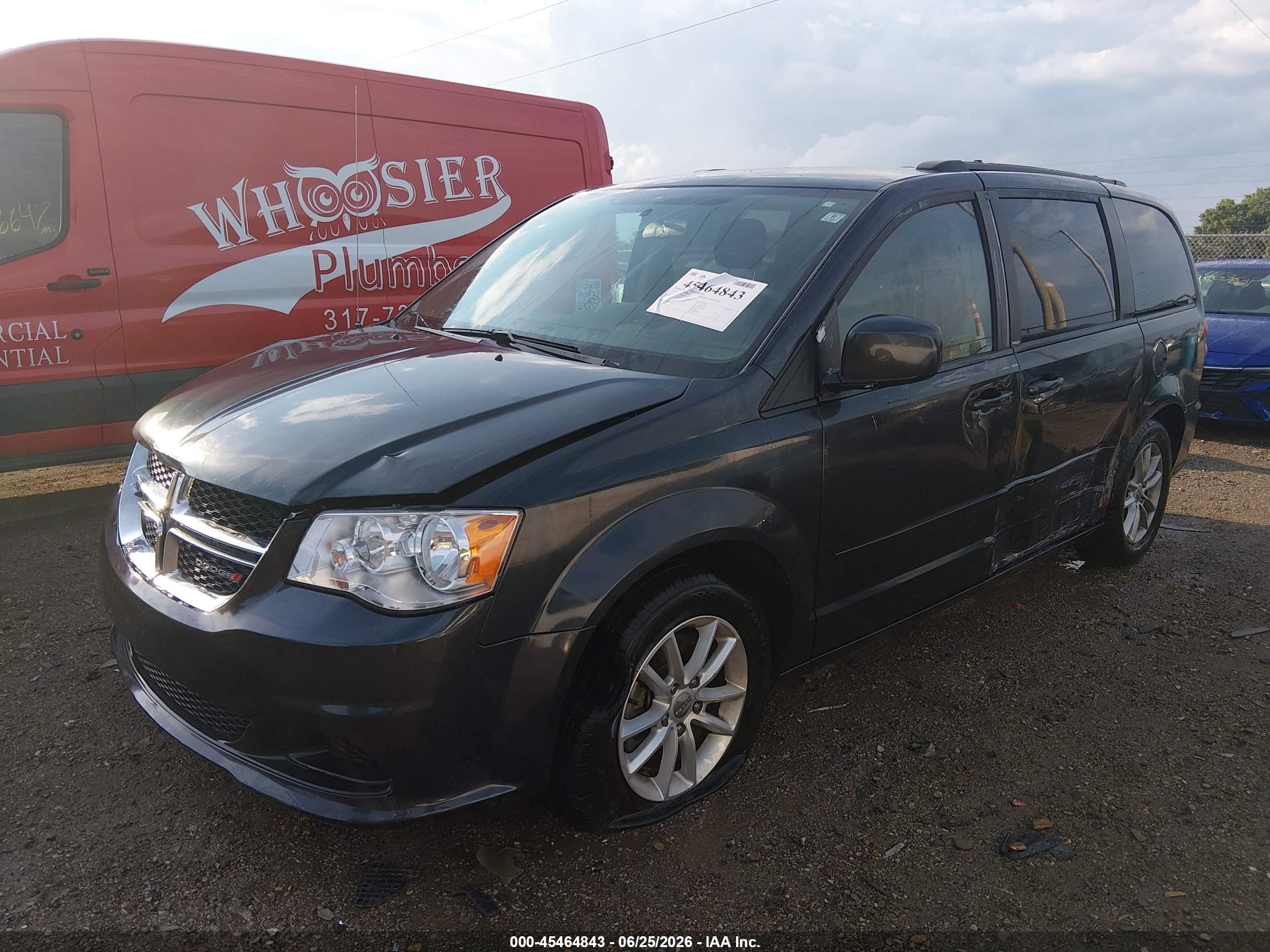 2014 Dodge Grand Caravan Sxt Black vin: 2C4RDGCG3ER213275