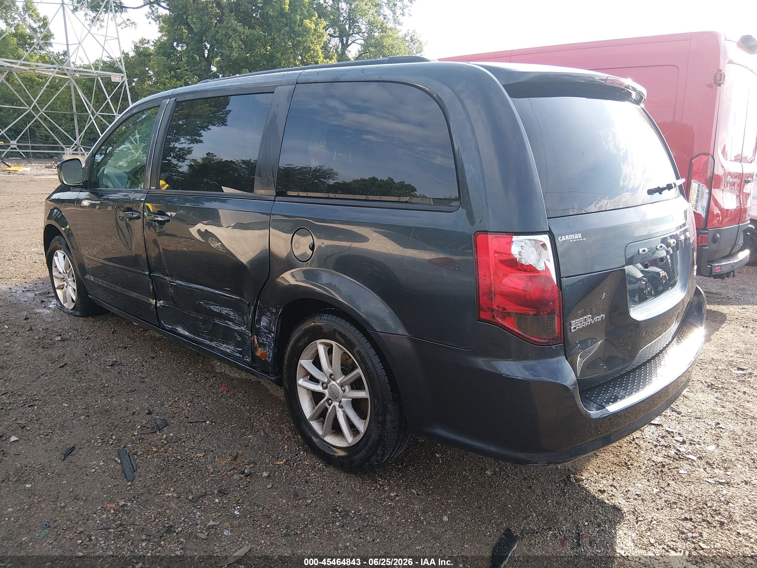2014 Dodge Grand Caravan Sxt Black vin: 2C4RDGCG3ER213275