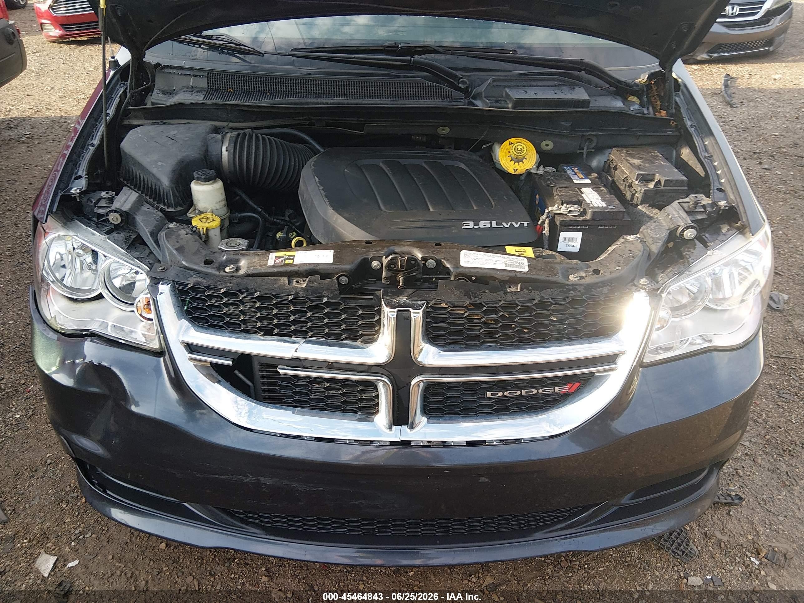 2014 Dodge Grand Caravan Sxt Black vin: 2C4RDGCG3ER213275