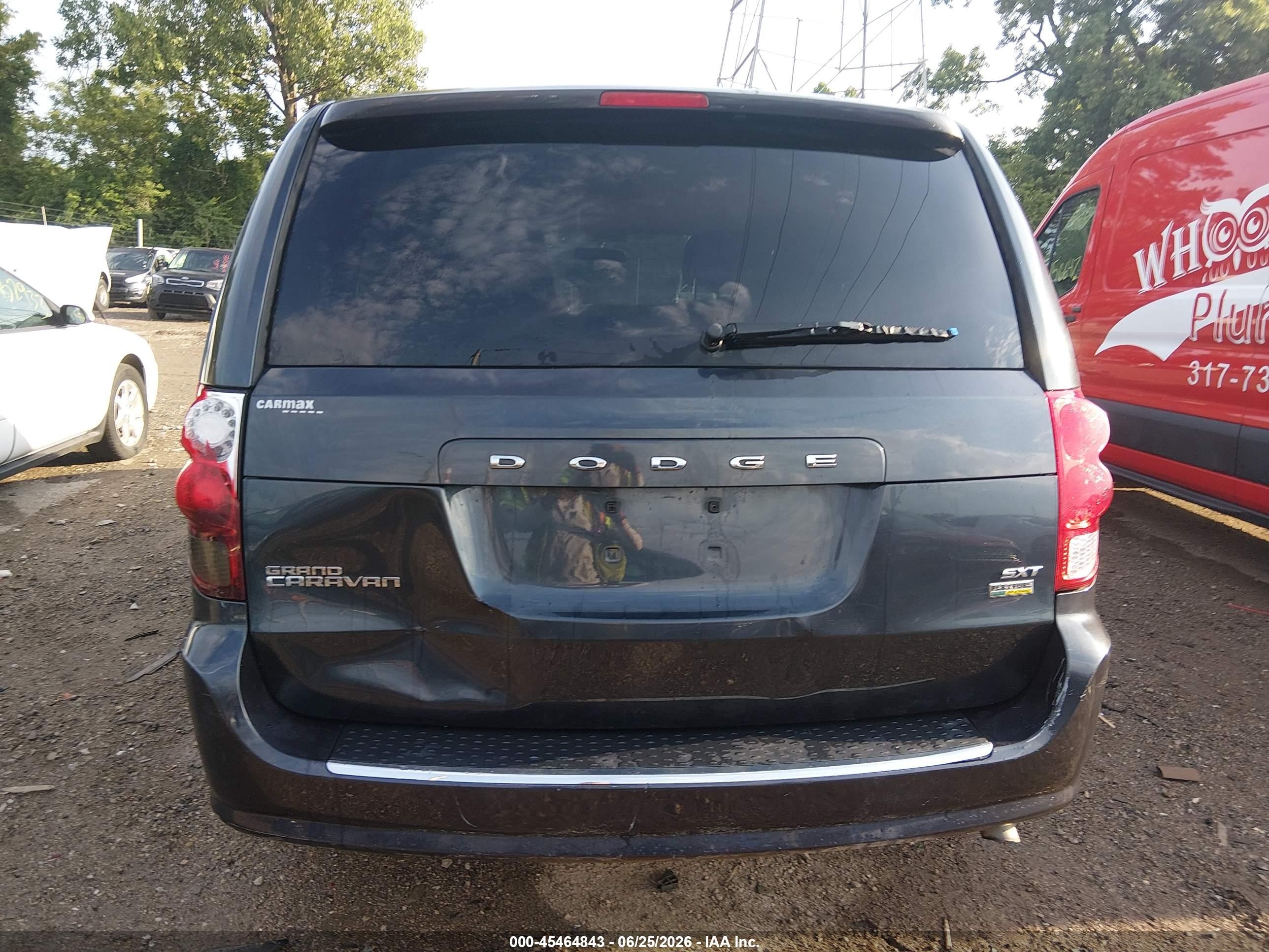 2014 Dodge Grand Caravan Sxt Black vin: 2C4RDGCG3ER213275