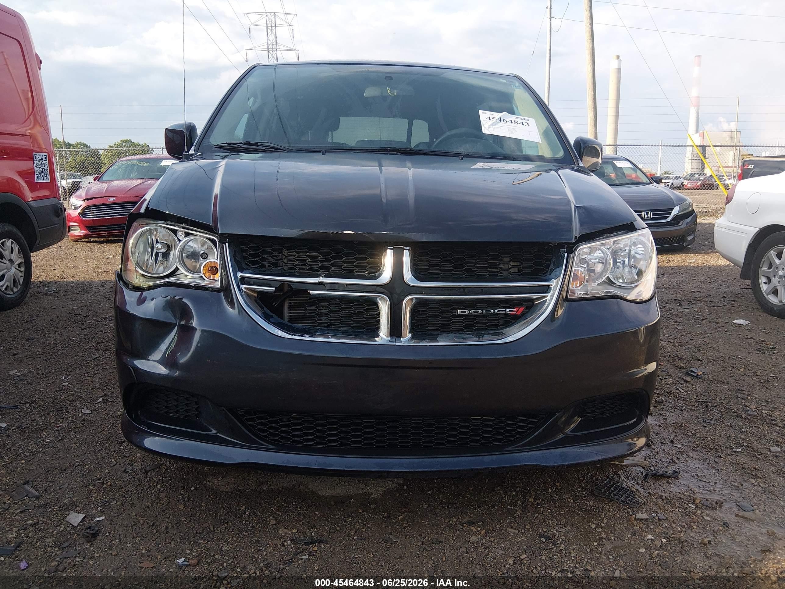 2014 Dodge Grand Caravan Sxt Black vin: 2C4RDGCG3ER213275