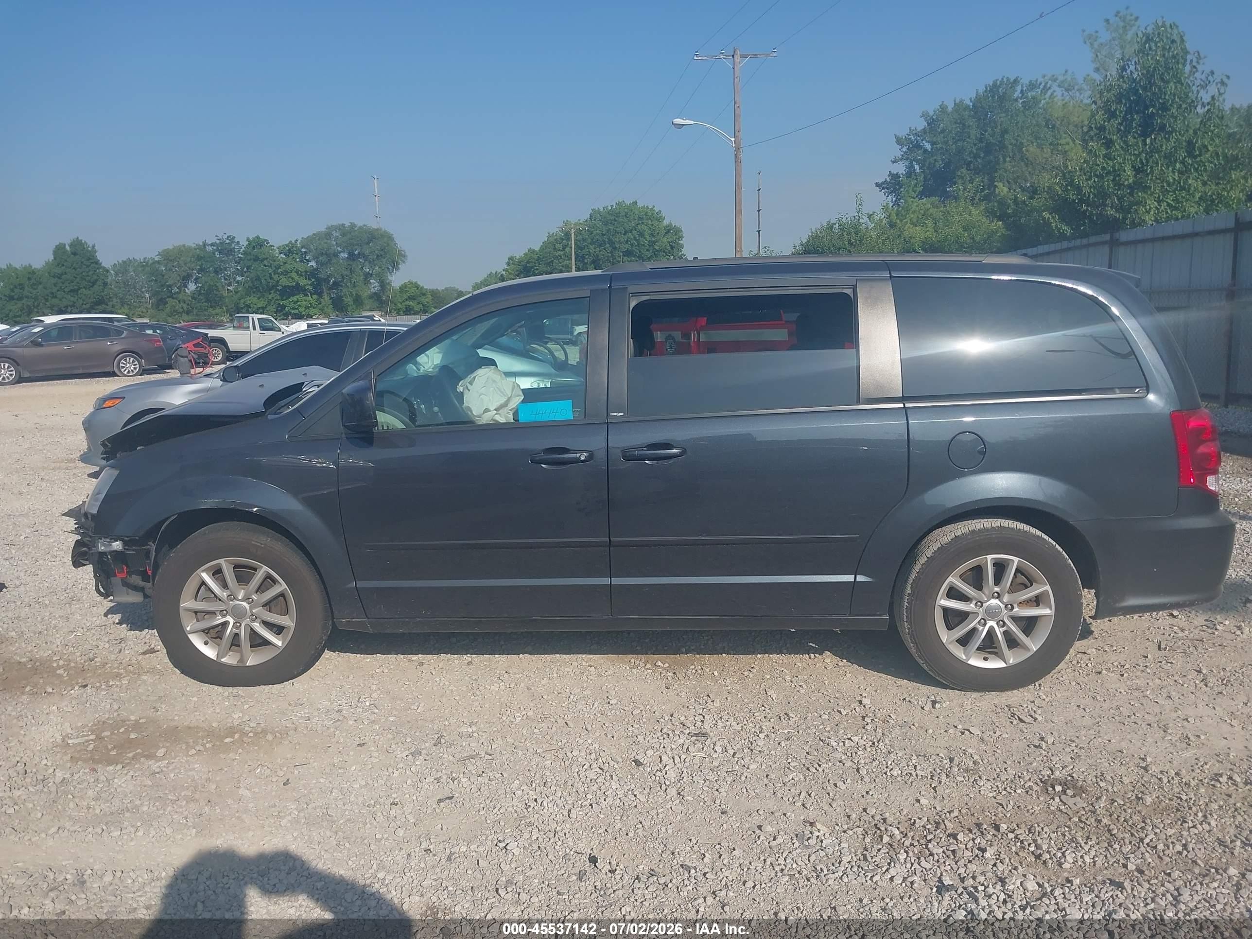 2014 Dodge Grand Caravan Sxt Black vin: 2C4RDGCG3ER258250